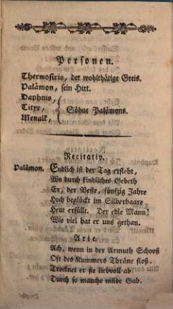 Thermosiris, der wohltätige Greis : Geweiht ... Ollegarius Seidl, ... bey d. fünfzigjährigen Jubelfeyer d. abgelegten Ordensgelübde d. 20. d. Herbstmonats 1795