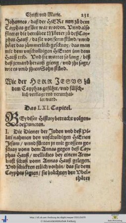 Das LXI.-LXX. Capitel