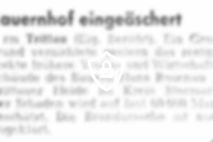 Bauernhof eingeäschert