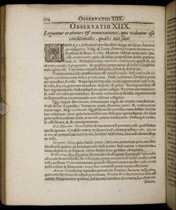 Observatio XIIX. Leguntur orationes & enunciationes, quæ videntur esse conditionales, quales non sunt.
