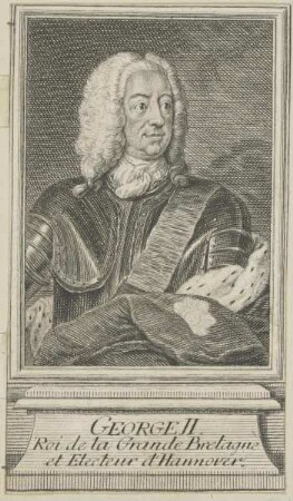 Bildnis des George II. de la Grande Bretagne