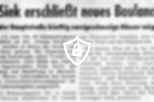 Siek erschließt neues Bauland
