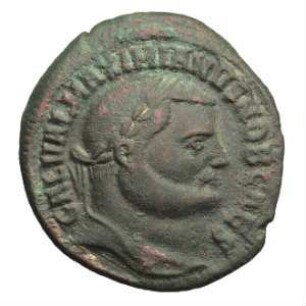 Fundmünze, Follis, Nummus, 300 - 301n. Chr.