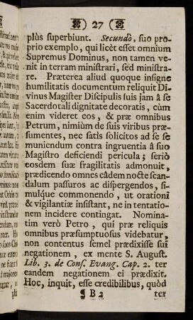 27-38, Secundò, suo proprio exemplo, qui ...