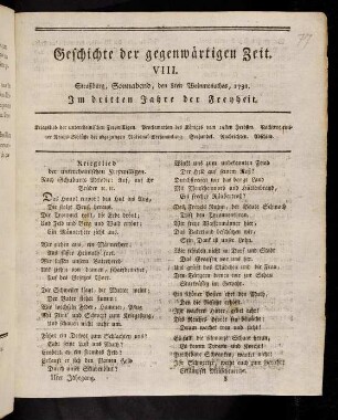 29-32, Geschichte der gegenwärtigen Zeit