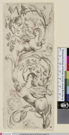 Ornament mit Sphinxen