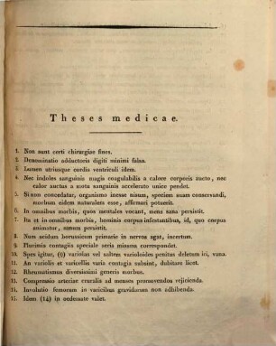 Medicinae et chirurgiae doctor Ioannes Baptista Weissbrod ... ad disputationem publicam praeside ... Andrea Roeschlaub ... pro summis in medicina, chirurgia et arte obstetricia honoribus rite obtinendis a ... Carolo Schefstoss ... habendam ... invitat : [Insunt theses medicae]