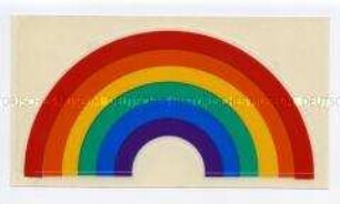 Aufkleber - Motiv: Regenbogen