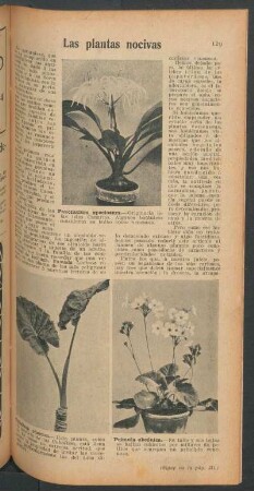 Las plantas nocivas