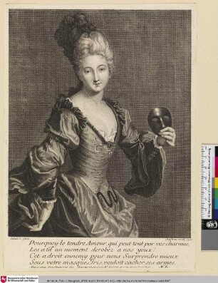[Dame mit Maske]