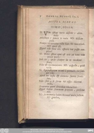 Actus I. Scena I.
