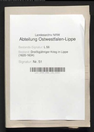 Einquartierungen und Kontributionen im Amt Varenholz