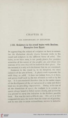 Chapter II: The conventions of sculpture