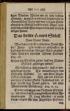 Das dritte Haupt-Stück. Vom Vater Unser