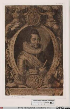 Bildnis Friedrich V., 1610(1614)-1620 Kurfürst von der Pfalz, 1619/20 König von Böhmen