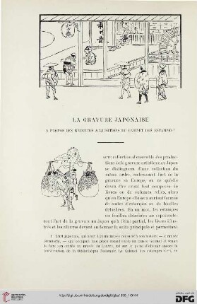 3. Pér. 23.1900: La gravure japonaise : à propos des récentes acquisitions du Cabinet des Estampes