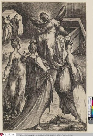 [Die drei Marien am Grabe; The Holy Women at the Sepulchre; Les Trois Maries au Tombeau]