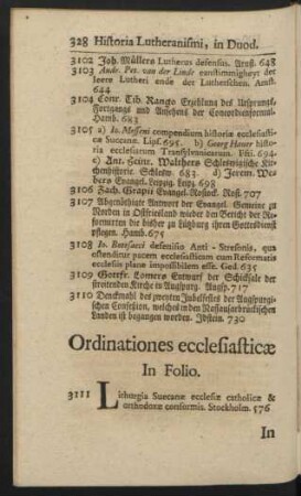 Ordinationes ecclesiasticae