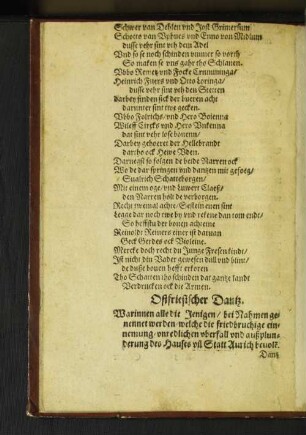 Ostfriesischer Dantz.