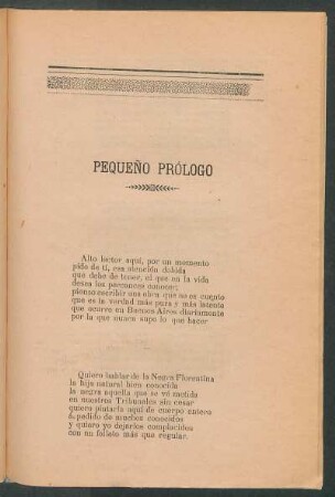 Pequeño prólogo