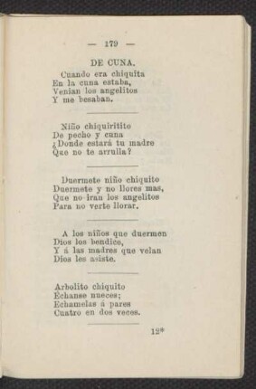 De cuna.