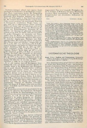 386-389 [Rezension] Kreck, Walter, Tradition und Verantwortung