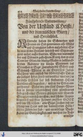 Fünffzehende Unterweisung.