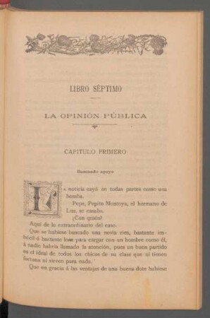 Libro séptimo - La opinión pública