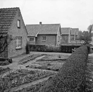 Neubausiedlung "Im Weeden": Einfamilienhäuser mit Vorgärten und Hecken