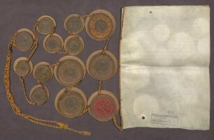 Landtagsabschied zwischen Markgrafen Georg Friedrich von Baden-Durlach und den Abgeordneten der oberen Markgrafschaft