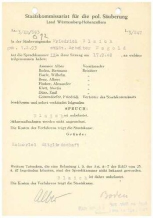 Blaich, Friedrich