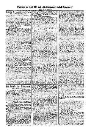 Beilage zu Nr. 79