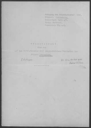 Schramberg mit Lauterbach: Pfarrbericht mit Visitationsbericht 1946