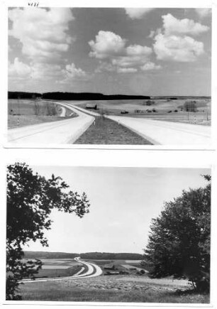 Trassierung bei Aichen 1937