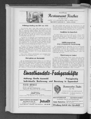 Frühlings-Ausflug des EBV von 1875