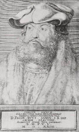 Bildnis Friedrich III. (der Weise), Kurfürst von Sachsen