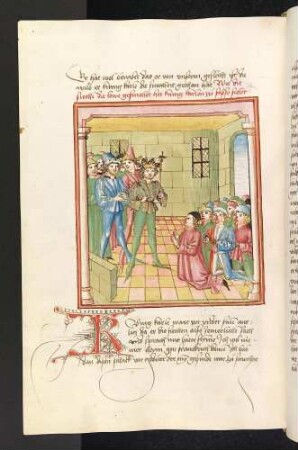 Die Verstümmelten vor König Karl