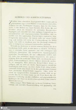 Kubismus Und Konstruktivismus