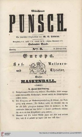 Nro. 9 (26. Februar 1854)