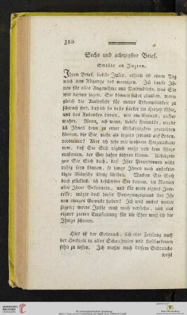 (Sechs und achtzigster Brief - Neunzigster Brief)
