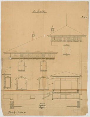 Thiersch, Friedrich von; München, Georgenstr. 16; Haus Thiersch - Ansicht