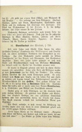 16. Bonifacius oder Winfried, † 755