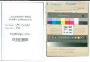 Entnazifizierung Josef Muehlsiepe , geb. 02.07.1899 (Lehrer)
