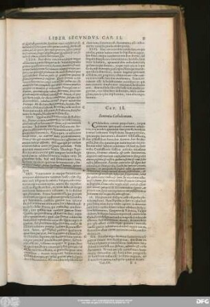 Cap. II. Sententia Catholicorum.