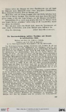 6: Die Auseinandersetzung zwischen Deutschen und Slawen in volkskundlicher Sicht