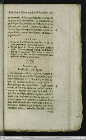 LIX Ex ead. c. 58 Iudicis religio
