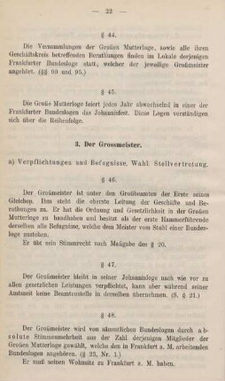 3. Der Grossmeister.