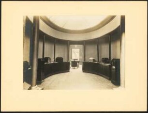 Ausstellungsraum der Polyphon-Werke auf der Baltischen Ausstellung, Malmö: Innenansicht