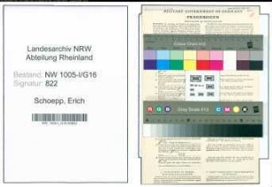 Entnazifizierung Erich Schoepp , geb. 04.04.1901 (Buchdrucker)