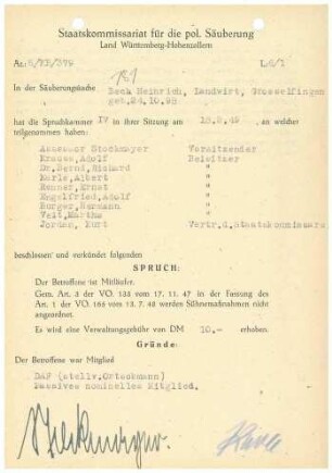 Beck, Heinrich
